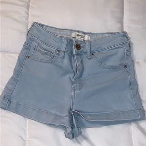 Light Wash Jean Shorts